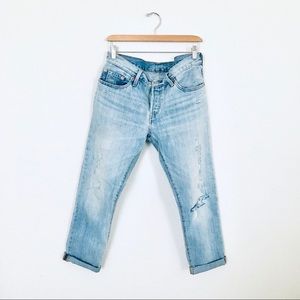 Distressed boyfriend Levi’s 27